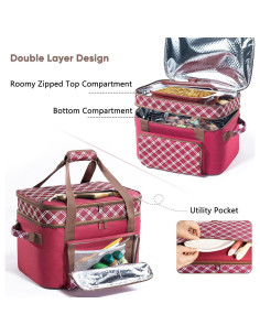 Bolsa de Transporte para Olla de Cocción Lenta BAGSPRITE 6-8 Qt 2