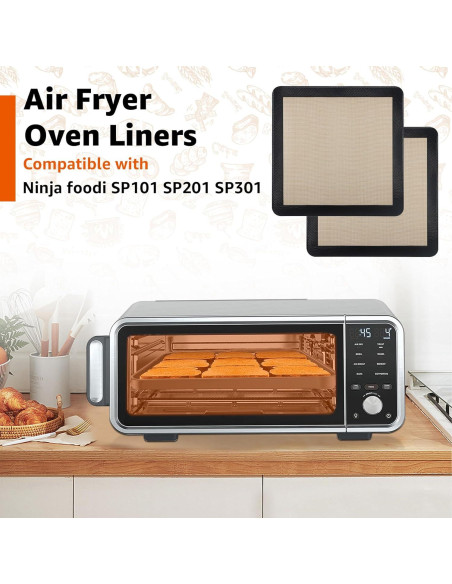 2 Tapetes de Silicona para Hornear 30x30 cm Sun3drucker