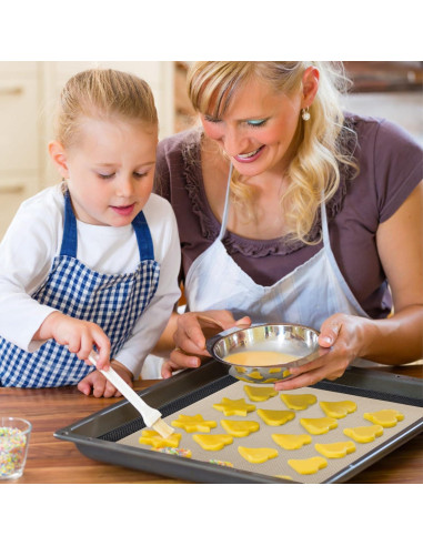 2 Tapetes de Silicona para Hornear 30x30 cm Sun3drucker