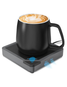 Calentador de Tazas Eléctrico Yolin U1 con Taza 414ml Negro