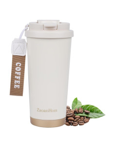 Taza de Café Aislada ZaoanHom 532 ml Cerámica Blanca