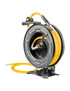 Carrete de Manguera de Aire Retráctil AIRZILLA 15.24m Acero