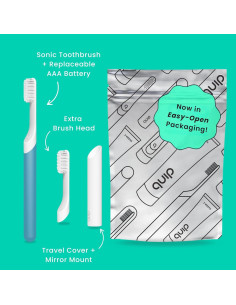 Cepillo de dientes eléctrico Quip Sonic con estuche viaje - Azul 2