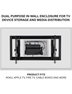 Caja Empotrada Legrand On-Q 23 cm para TV y Multimedia Blanca 2