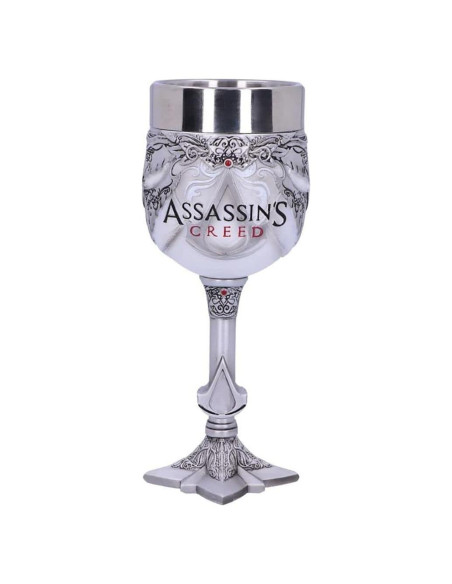 Copa Assassins Creed Blanca Licenciada Nemesis Now 11.5x22.5cm