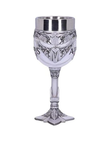Copa Assassins Creed Blanca Licenciada Nemesis Now 11.5x22.5cm