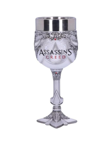 Copa Assassins Creed Blanca Licenciada Nemesis Now 11.5x22.5cm