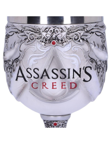 Copa Assassins Creed Blanca Licenciada Nemesis Now 11.5x22.5cm