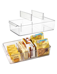 Contenedores de Almacenamiento Vacane 2 Paquete 35.1 cm Divididos