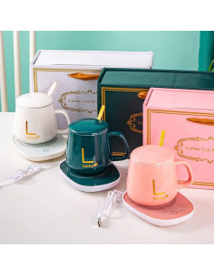 Taza Inteligente Cerámica 55C Genérico Calentador Automático 2