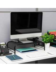 Soporte para Monitor Mind Reader Negro 50.8x29.2x14 cm 2