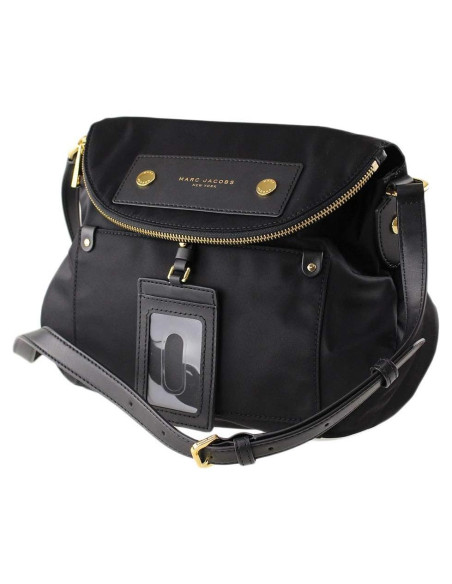 Bolso Cruzado de Nylon Marc Jacobs Preppy Negro 30x10x25cm