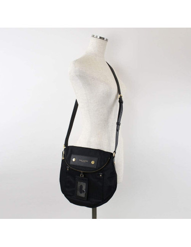 Bolso Cruzado de Nylon Marc Jacobs Preppy Negro 30x10x25cm