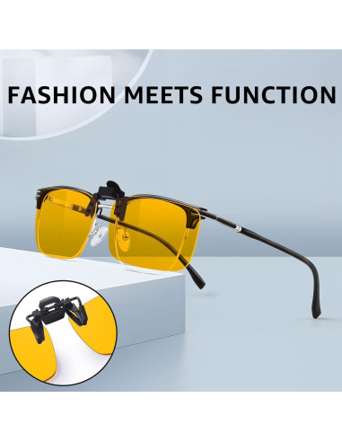 Gafas Clip-On Bloqueadoras de Luz Azul VIEWBETTER 3 Pcs