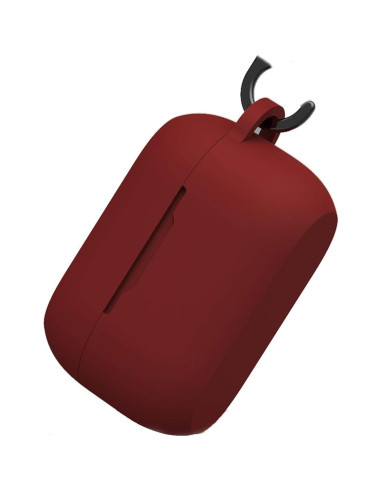 Funda de Silicona Aotao para Jabra Elite 75t - Rojo Vino