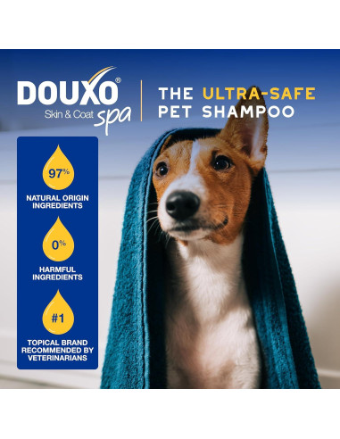 Acondicionador DOUXO Skin & Coat SPA 473 ml - Avena Ultra-Seguro para Perros