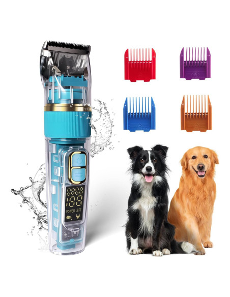 Cortadora Inalámbrica de Perros ZelingHTL G7 Titanio 55dB