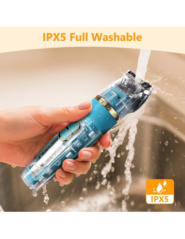 Cortadora Inalámbrica de Perros ZelingHTL G7 Titanio 55dB