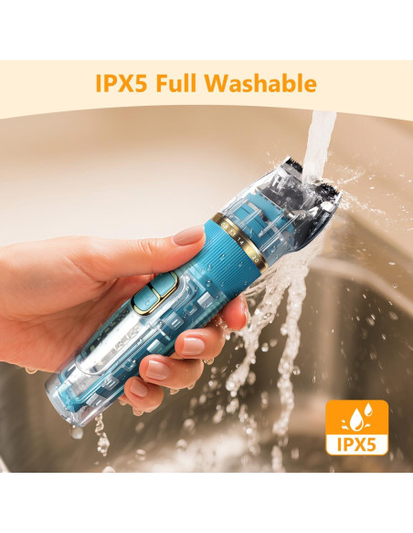 Cortadora Inalámbrica de Perros ZelingHTL G7 Titanio 55dB