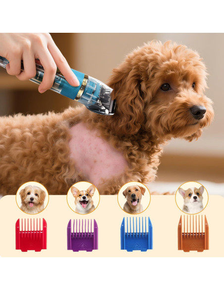 Cortadora Inalámbrica de Perros ZelingHTL G7 Titanio 55dB