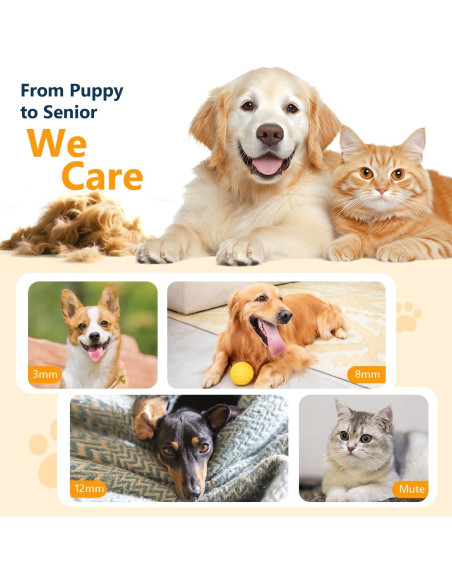 Cortadora Inalámbrica de Perros ZelingHTL G7 Titanio 55dB