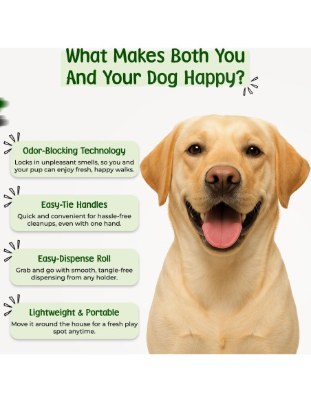 Bolsas de Poop Compostables PAWLINE - 270 Unidades Resistentes