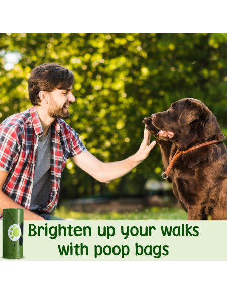 Bolsas de Poop Compostables PAWLINE - 270 Unidades Resistentes