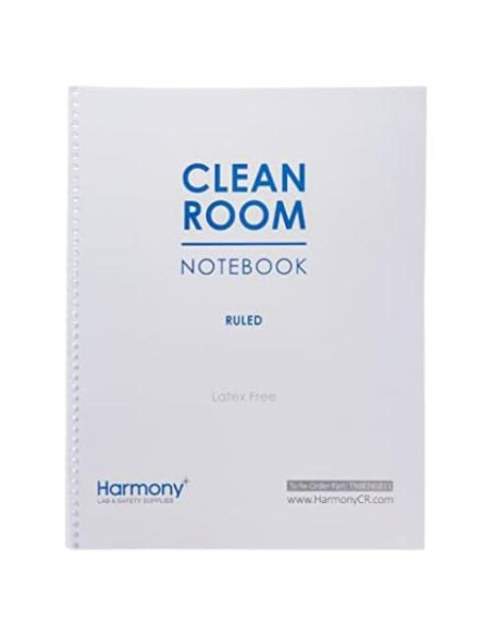 Cuaderno de Limpieza Harmony Lab, 100 Páginas Rayadas 14x22 cm