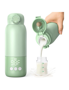 Calentador de Botellas Portátil para Bebés 355 ml Verde
