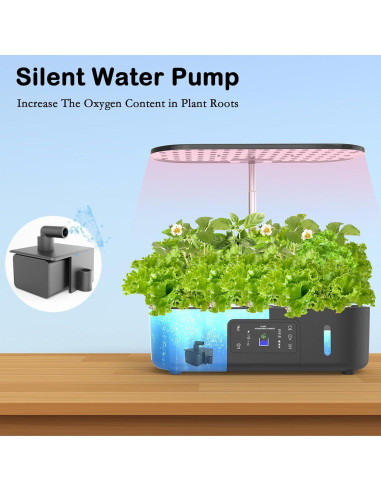 Kit Hidropónico BHTNYOO 13 Cápsulas Jardín Interior 5L