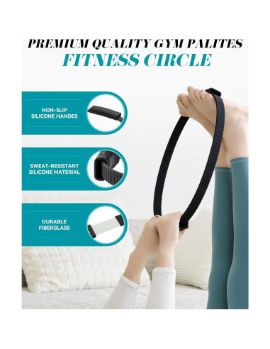 Anillo de Pilates SUBCULTUREPICK 34.3 cm Resistencia Media