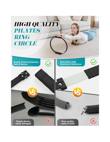 Anillo de Pilates SUBCULTUREPICK 34.3 cm Resistencia Media