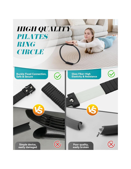 Anillo de Pilates SUBCULTUREPICK 34.3 cm Resistencia Media