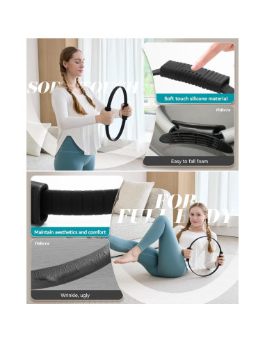 Anillo de Pilates SUBCULTUREPICK 34.3 cm Resistencia Media