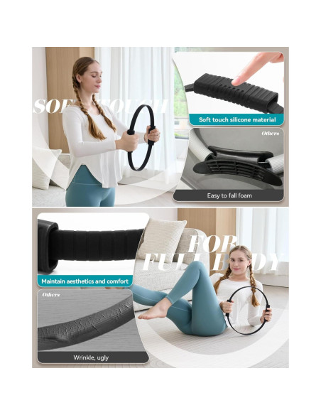 Anillo de Pilates SUBCULTUREPICK 34.3 cm Resistencia Media