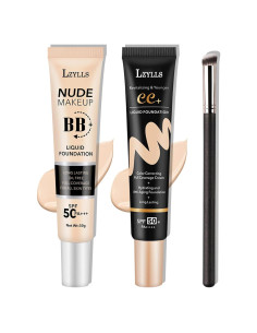 Set de Maquillaje LZYLLS: Base Líquida, Crema BB y CC
