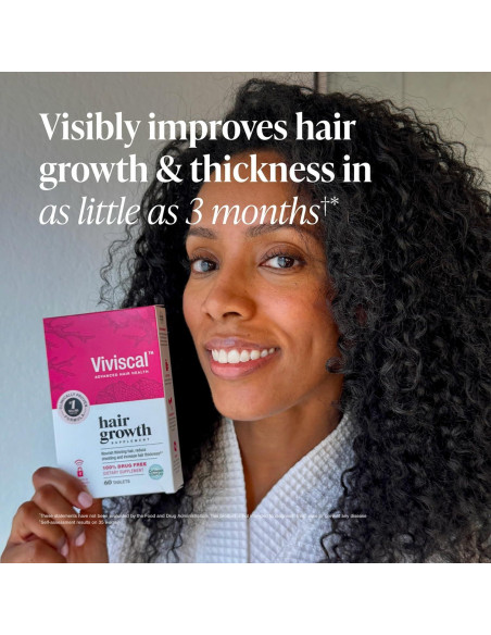 Suplemento Crecimiento Capilar Viviscal Mujeres 180 Tabletas