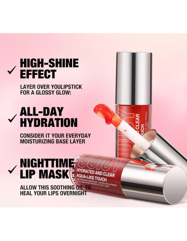 Aceite Hidratante para Labios Jolilab 5 ml Brillo Cristal