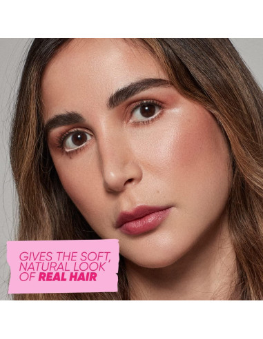 Kosas Brow Pop - Lápiz de Cejas Doble Cara Marrón Oscuro