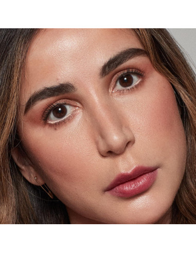 Kosas Brow Pop - Lápiz de Cejas Doble Cara Marrón Oscuro