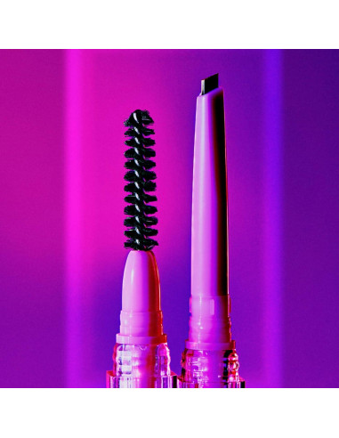 Kosas Brow Pop - Lápiz de Cejas Doble Cara Marrón Oscuro