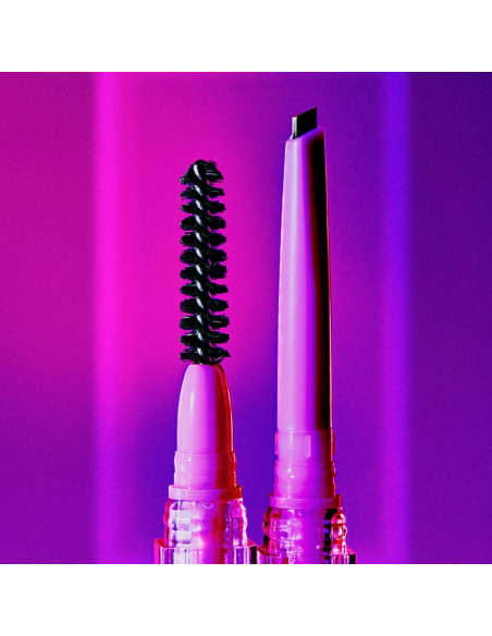 Kosas Brow Pop - Lápiz de Cejas Doble Cara Marrón Oscuro