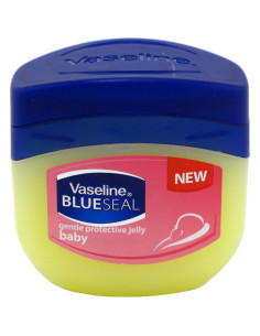 Vaselina Gelatina de Petróleo Sello Azul Bebé 12 Piezas 100ml 2
