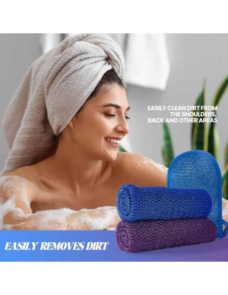 Esponja de Red Africana TAEERY Exfoliante Corporal 34.7 cm