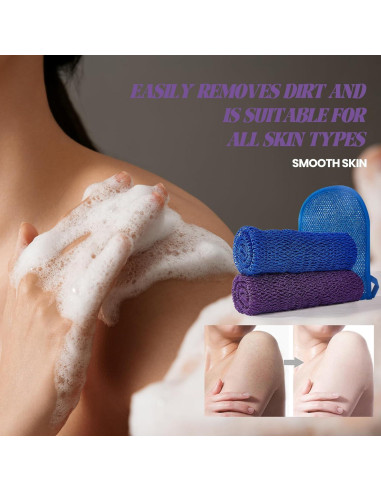 Esponja de Red Africana TAEERY Exfoliante Corporal 34.7 cm