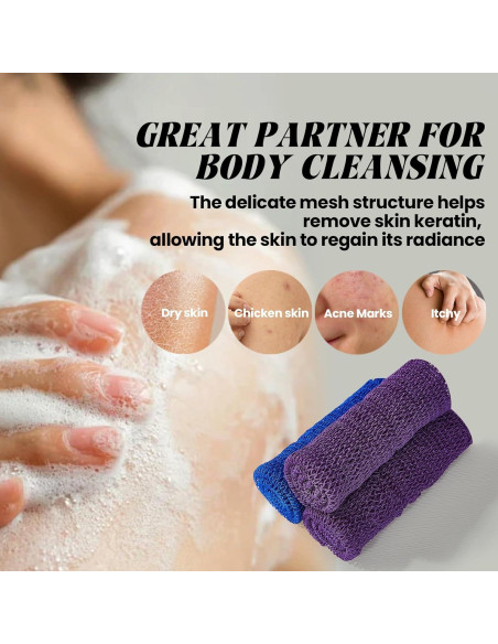 Esponja de Red Africana TAEERY Exfoliante Corporal 34.7 cm