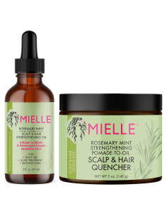 Mielle Organics Aceite y Pomada Fortalecedora Romero Menta 118ml