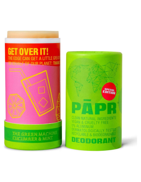 Desodorante Natural PAPR Máquina Verde 130g - Ecológico y Vegano