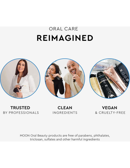 Hilo Dental Inalámbrico Moon con 4 Puntas Intercambiables