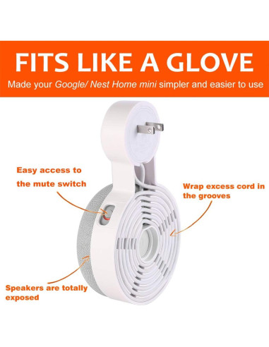 Soporte de Pared para Google Nest Mini y Home Mini - PEF